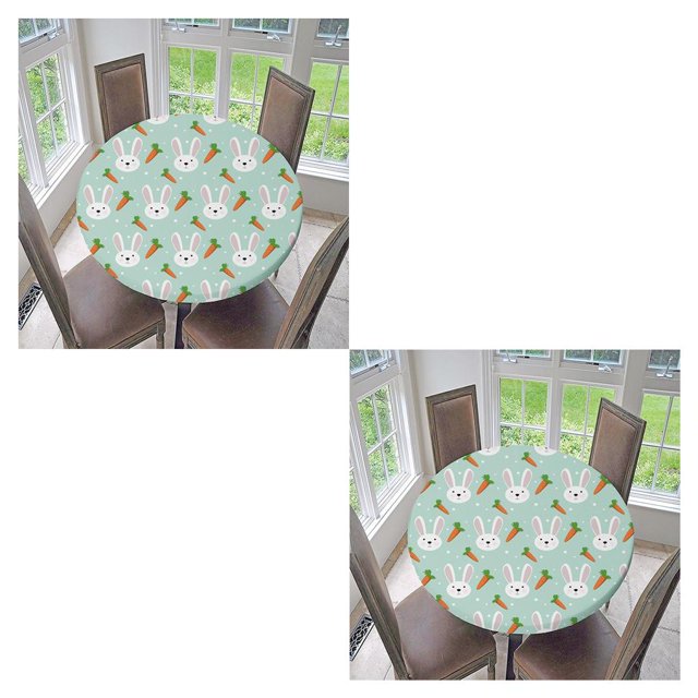 Bewildely Mantel antideslizante para mesa, decoración de mantel H - 150 cm (60 pulgadas) 2piezas tipo 8 150 cm