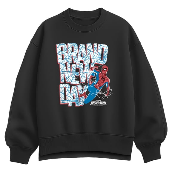 Spider-Man - Web Oversized Fleece Crew Sweatshirt