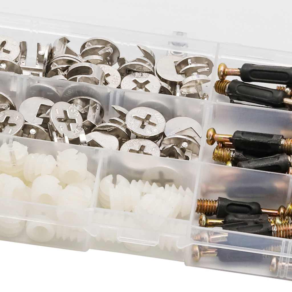 1 Set Cam Lock Nuts Cam Screws for Furniture Connecting Cam Lock Fittings