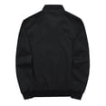 thumbnail image 2 of WenVen Men's Bomber Jacket Spring Coat Lightweight Long Sleeve Windproof Work Outerwear Black L, 2 of 12