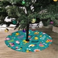 thumbnail image 2 of FMSHPON Cute Characters Nature Xmas Christmas Tree Skirt Stand Mat for Holiday Party Decoration Indoor Outdoor 36 inches, 2 of 3