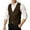 a-Coffee26388, variant on Men's Casual Outdoor Vest Solid Color Slim Fit Jacket With Pockets Sleeveless V Neck Button Front Gilet For Daily Activities Versatile Top