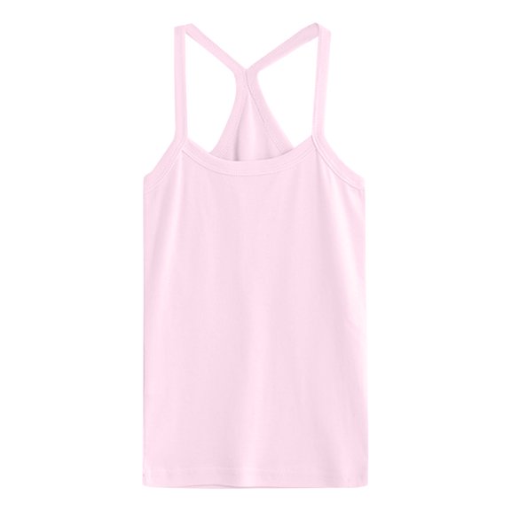 Ketyyh-chn99 Girls Inner Vest Children's Clothing Tank Top Kids Girls Dance Sports School Layered Camisole Size for 90,Light Pink