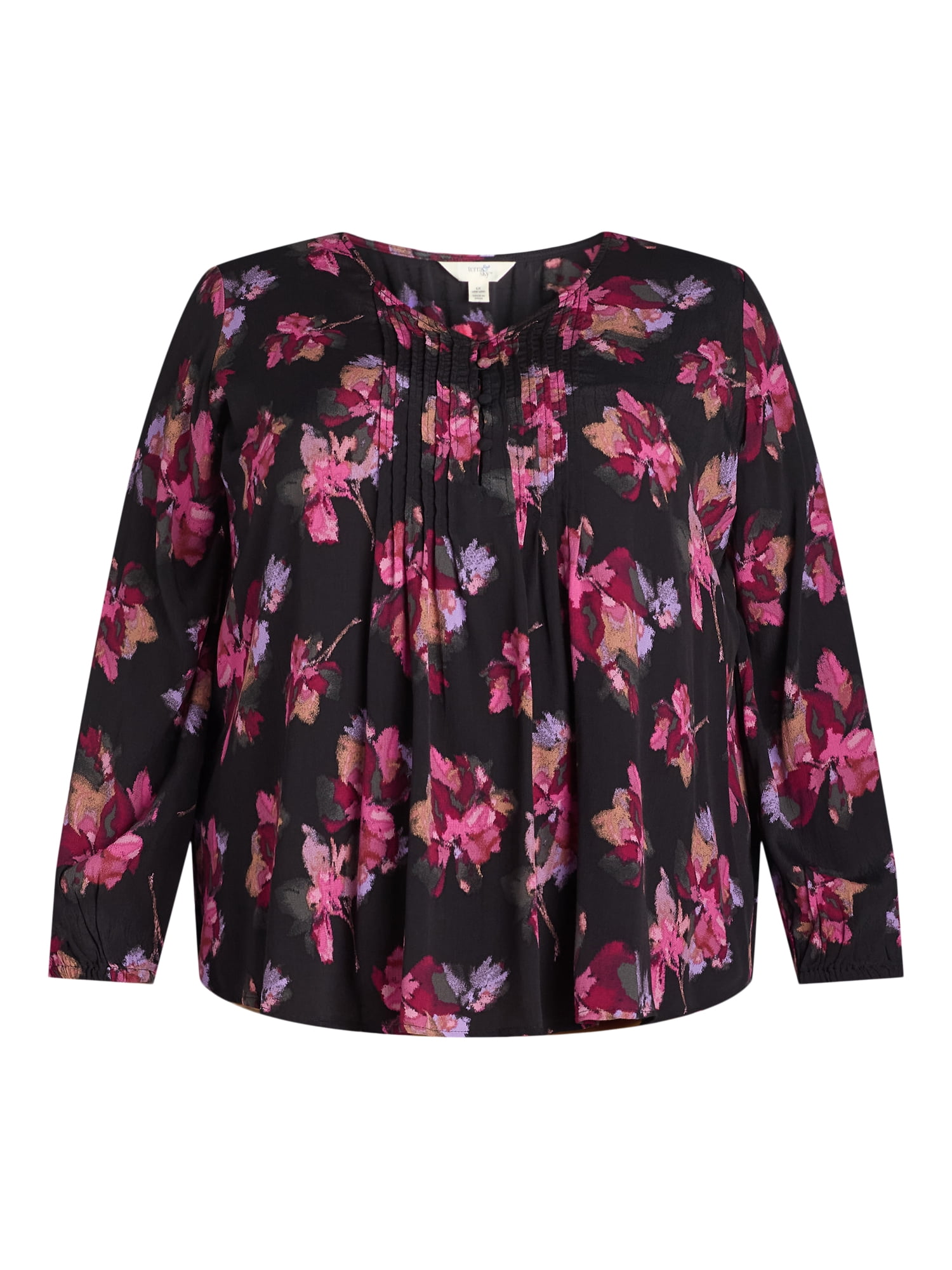 TS LS PINTUCK BLOUSE