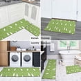 thumbnail image 5 of Green Christmas Tree Pattern Kitchen Rugs Sets Of 2,Anti Fatigue Kitchen Mat Rugs Non Slip Washable,Decorative Kitchen Floor Mats for Kitchen,Sink,Laundry,17"x30"+17"x47", 5 of 7