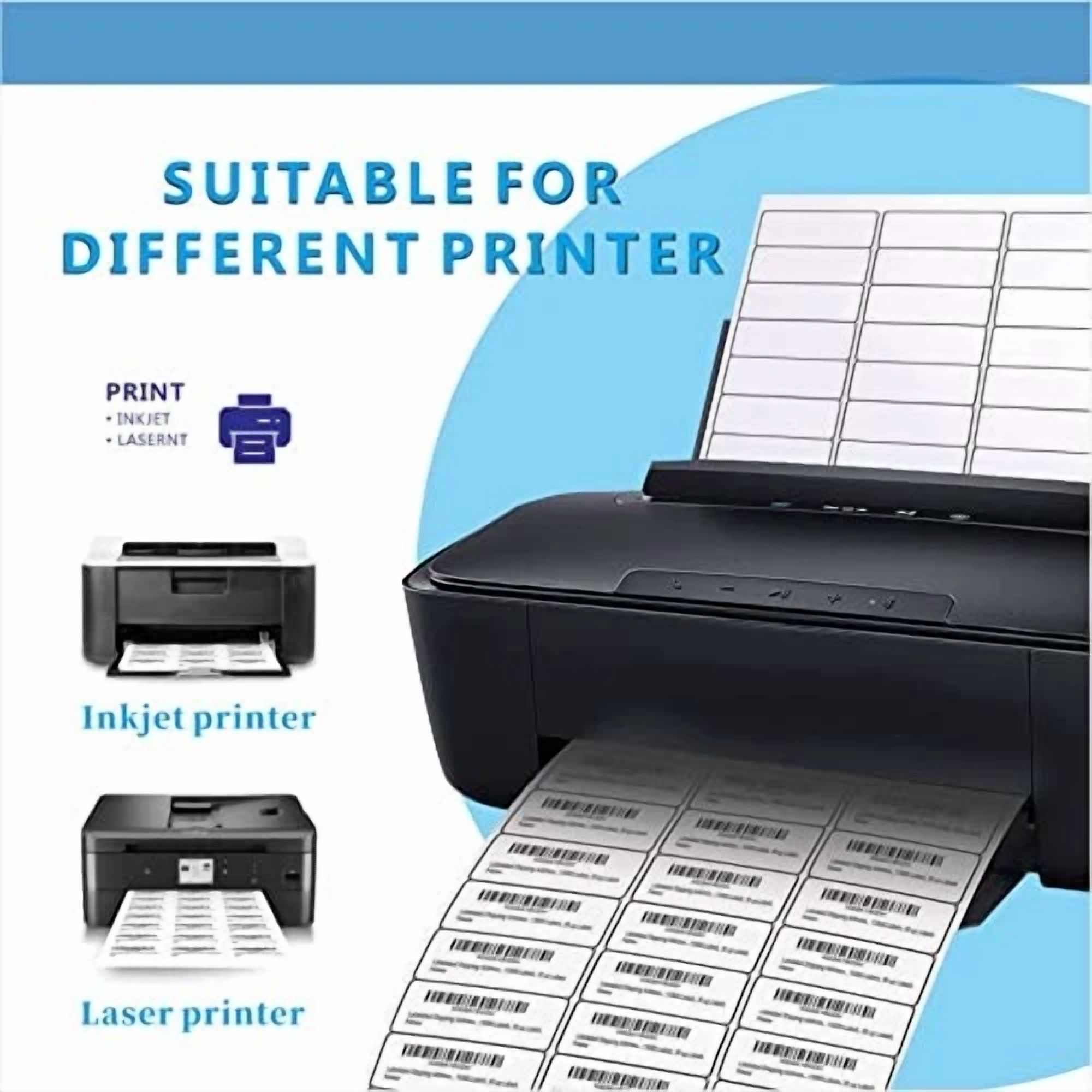CIRCLE- Address Labels, Premium 1" X 2-5/8" Mailing Labels For 1" X 2-5/8" | 30 Sheets
