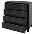 thumbnail image 3 of vidaXL Commode Métal Style Industriel 78x40x93 cm Noir, 3 of 7