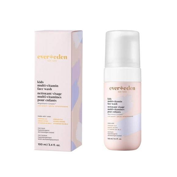 Jabón facial Evereden Kids Cool Peach 100 ml con multivitamínico