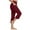 Red, variant on Seductiva Womens Yoga Sweatpants Women's Tight Casual Solid Color Seven Part Split Yoga Pants Sweatpants Summer