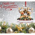 thumbnail image 5 of Colgante de familia de renos, camiseta navideña, decoración colgante, regalo familiar de Navidad, 5 of 5