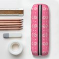 thumbnail image 6 of Uemuo Cartoon Pigs and Hearts Printed Leather Pencil Case, Pencil Pouch, Portable Pencil Bag, Pen Case for& Office, 6 of 7
