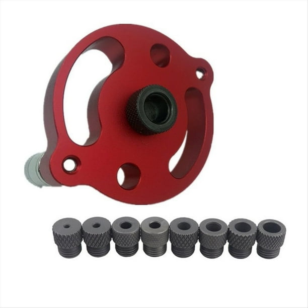 Plantilla para Agujeros Verticales de Carpintería, Guía de Broca Autocentrante, Herramienta de Localización de Punzones de 3, 4, 5, 6, 8 y 10 mm para Carpintería y Bricolaje.