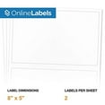 thumbnail image 2 of 8 x 5 Shipping Labels - Pack of 200 Labels, 100 Sheet Pack - Inkjet/Laser Printer - Online Labels, 2 of 5