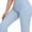 Blue, variant on Flare Leggings for Women Low Rise Fold Over Flared Yoga Pants Bootcut Leggings Ladies Comfy Workout Pants