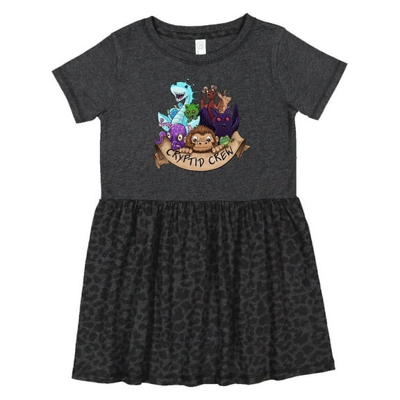 Inktastic Cryptid Crew Girls Toddler Dress