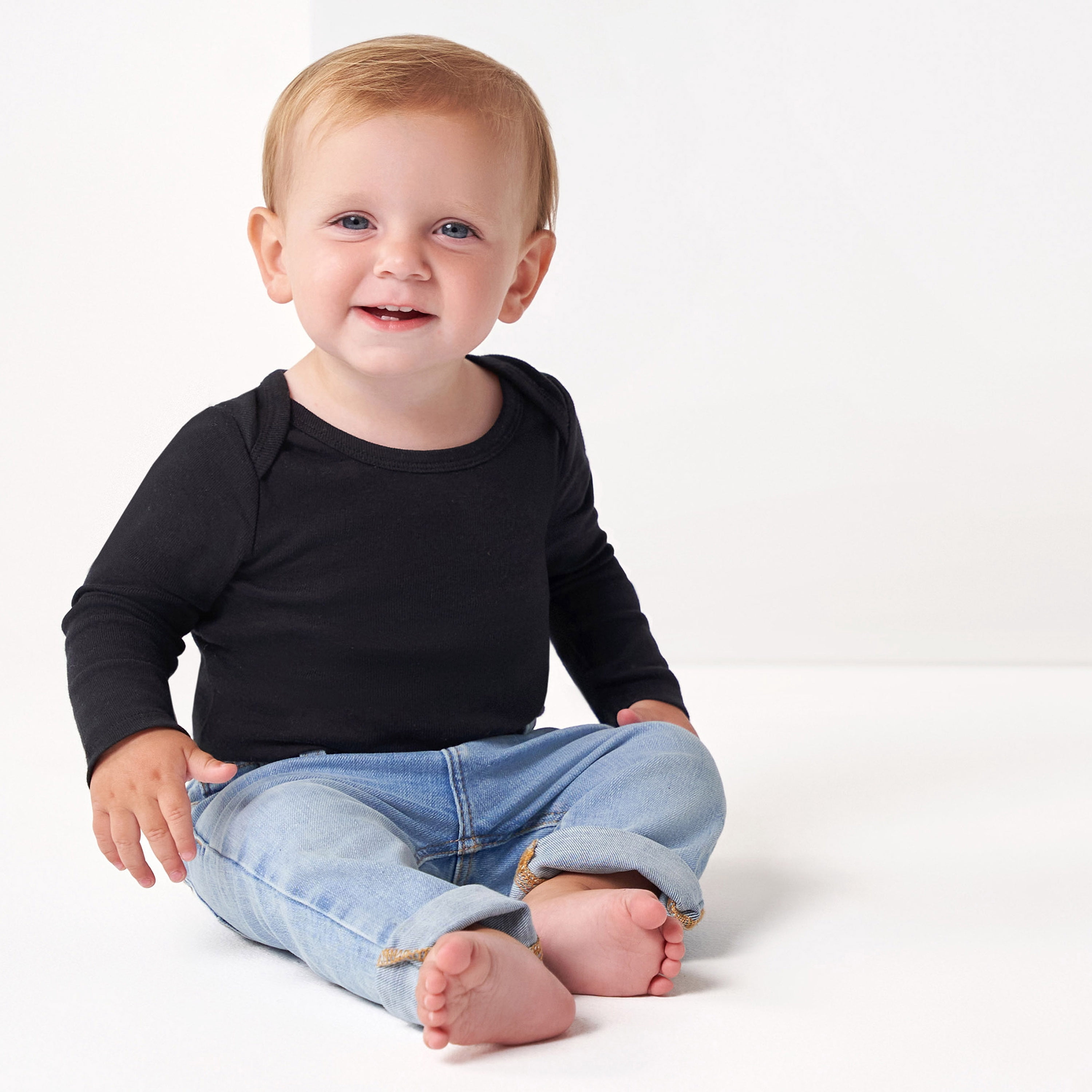 Gerber Onesies Brand Baby Gender Neutral Long Sleeve Bodysuits, 5 Pack, Sizes 3-6 Months - 24 Months