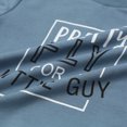 thumbnail image 6 of Xudanell Newborn Boy Outfits Long Sleeve Cute PRETTY FLY FOR A LITTLE GUY Letter Printed Sweatshirts Stripes Pants Outfits Baby Boy Winter Clothes, 6 of 7