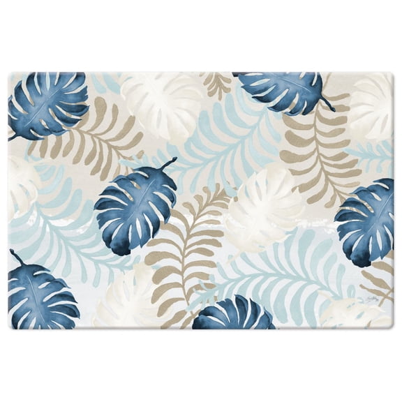 CounterArt "Blue Havana" 30” x 20” Decorative Vinyl Comfort Floor Mat