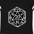 thumbnail image 4 of Inktastic 20 Sided Black Dice Boys or Girls Toddler T-Shirt, 4 of 5