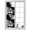 Black, variant on Coral Orange Window Privacy Film, Coastal White Ocean Marine Nautical Beach Static Cling UV Sun Blocking Heat Control Window Tint, Non-Adhesive One Way Windows Privacy Cover 17.7''x39.3''