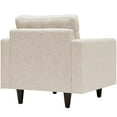 thumbnail image 3 of Modway Empress Modern Upholstered Fabric Tufted Armchair in Beige, 3 of 5