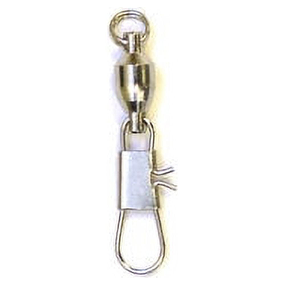 Eagle Claw Ball Bearing Swivel, Interlock Snap, Nickel Plated