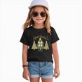 thumbnail image 2 of NOLDARES Kids Christmas Shirt Girls Boys Merry Christmas Tshirt Xmas Tree Short Sleeve Tops Xmas Gifts Christmas Party Outfits(D107-Black), 2 of 6