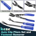 thumbnail image 4 of Kit de herramientas para desmontaje de molduras automotrices Keze de 7 piezas, juego de palancas y pinza para clips, 4 of 7