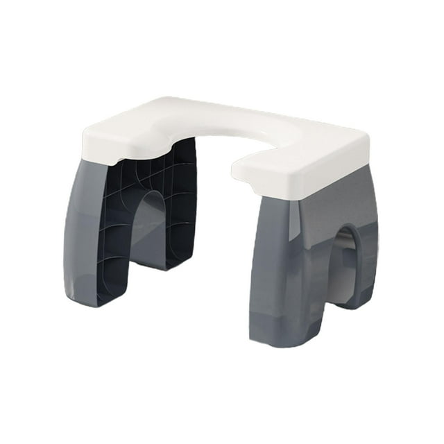 Squatting Toilet Stool Bathroom Potty Stool stool for Adults Children Gray White