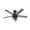Matte Black, variant on Hunter - Lochemeade Indoor Ceiling Fan With Light, Remote, 52-inch, Matte Black, Modern-style, 3-speed WhisperWind Motor, 52650, for Living Rooms, Bedrooms