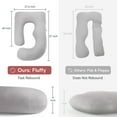 thumbnail image 3 of Momcozy Pregnancy Pillow with Soft Cover, Body Pillow for Pregnant Women, 3 of 10