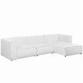 thumbnail image 2 of Modway Mingle Ensemble Moderne 4 Pcs en Tissu Blanc, 2 of 6