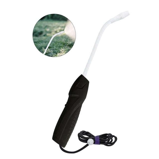 Aspersor eléctrico para plantas, aspersor de riego, batería portátil recargable para jardín de 2m Cola Pulverizador eléctrico