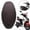 Red L, variant on Protection pad Slip Waterproof Breathable 3D Mesh Flexible PU Leather Accessories Motorbike Seat Covers for Vehicle , Brown XXL