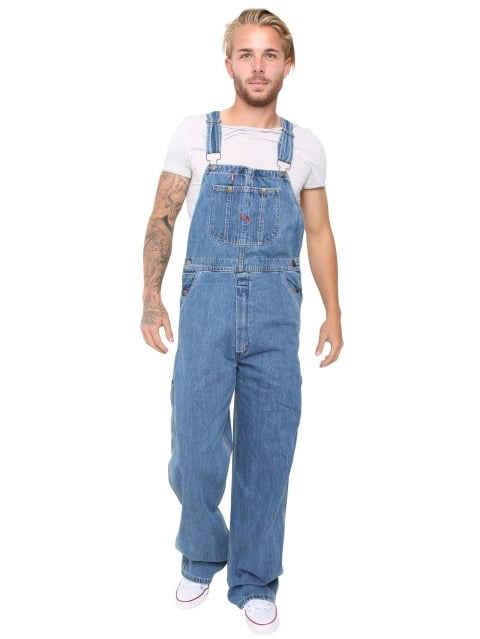 denim bib and brace overalls