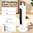 thumbnail image 4 of BotaniNest Portable Space Heater With Remote Control Fast Heating Ceramic Tower For Indoor Home Use Quiet Energy Efficient Personal Warmth, 4 of 5