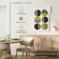 thumbnail image 5 of Elephant Stock Mid Century Abstract Circles Ii Wall Art - Vertical Canvas Wall Art - Living Room Wall Decor - Abstract Canvas - Black And Gray Decor By Urban Epiphany - 30" x 45", 5 of 8