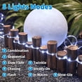 thumbnail image 4 of Luces solares tipo cuerda LairtPow, 39 pies, 100 LED, impermeables (luz blanca fría), 4 of 7