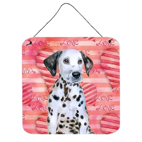 Dalmatian Puppy Love Wall or Door Hanging Prints