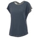 thumbnail image 1 of 3007 AG CAMISETA SENSATION DE MUJER NAVY/ SLATE L Nave de descenso de Augusta 3007, 1 of 1