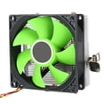 thumbnail image 3 of Accesorio para computadora de escritorio con ventilador de CPU, 2 tubos de latón para AMD 775/1155/1366 (verde), 3 of 13