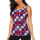 thumbnail image 1 of Fotbe golf Blusas Sin Mangas para Mujer – Estilo Casual, Corte Suelto, Slim-Fit, Cuello Redondo Deportivo, Tops de Verano para Gimnasio y Yoga-Large, 1 of 7