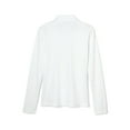 thumbnail image 2 of French Toast Girls School Uniform Long Sleeve Picot Collar Interlock Polo Shirt, Sizes 4-20 & Plus, 2 of 2