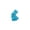 Blue-BU-home supplies, variant on LEFTHIGH Home Easter Bunny Foam Ornament Colorful Flocked Rabbits for Wreath Flower Branch Party Decoration Spring Craft Accessory 7.7x5.3x3.3cm White Green Blue Home Essentials