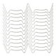 thumbnail image 1 of Bewildely 25 unids/set Clips de vidrio confiables para invernadero para máxima protección accesorios de invernadero panel de vidrio Jardín y Patio Blanco Paquete de 25 clavos W., 1 of 6