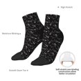thumbnail image 6 of Fuzoiu Cute Skull Print Adult Socks, Crew Moisture-wicking Socks, Unisex Cushion Crew Socks,Casual Sports Ankle Socks, 6 of 7