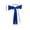 Blue, variant on Kumdkd Christmas Bow Chair Decoration, 18.8" Stretchable Ribbon for Holiday Party Decor, Easy Install Floating Bow for Dining Chairs, Wedding, Christmas Tree Accent(Chair Cover Not Included)