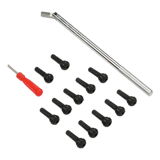 Kit de Instalación del Vástago de la Válvula de Neumticos, 14 Piezas de Daños al Servicio Pesado de la Válvula Libre de DaRos.