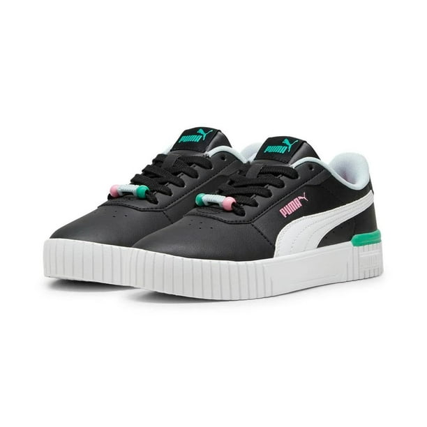 Tenis Puma Carina Pearls JR para Mujer 398477-02 negro 24