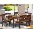 thumbnail image 4 of East West Furniture Dining Room Set Mahogany, DODA7-MAH-C, 4 of 4